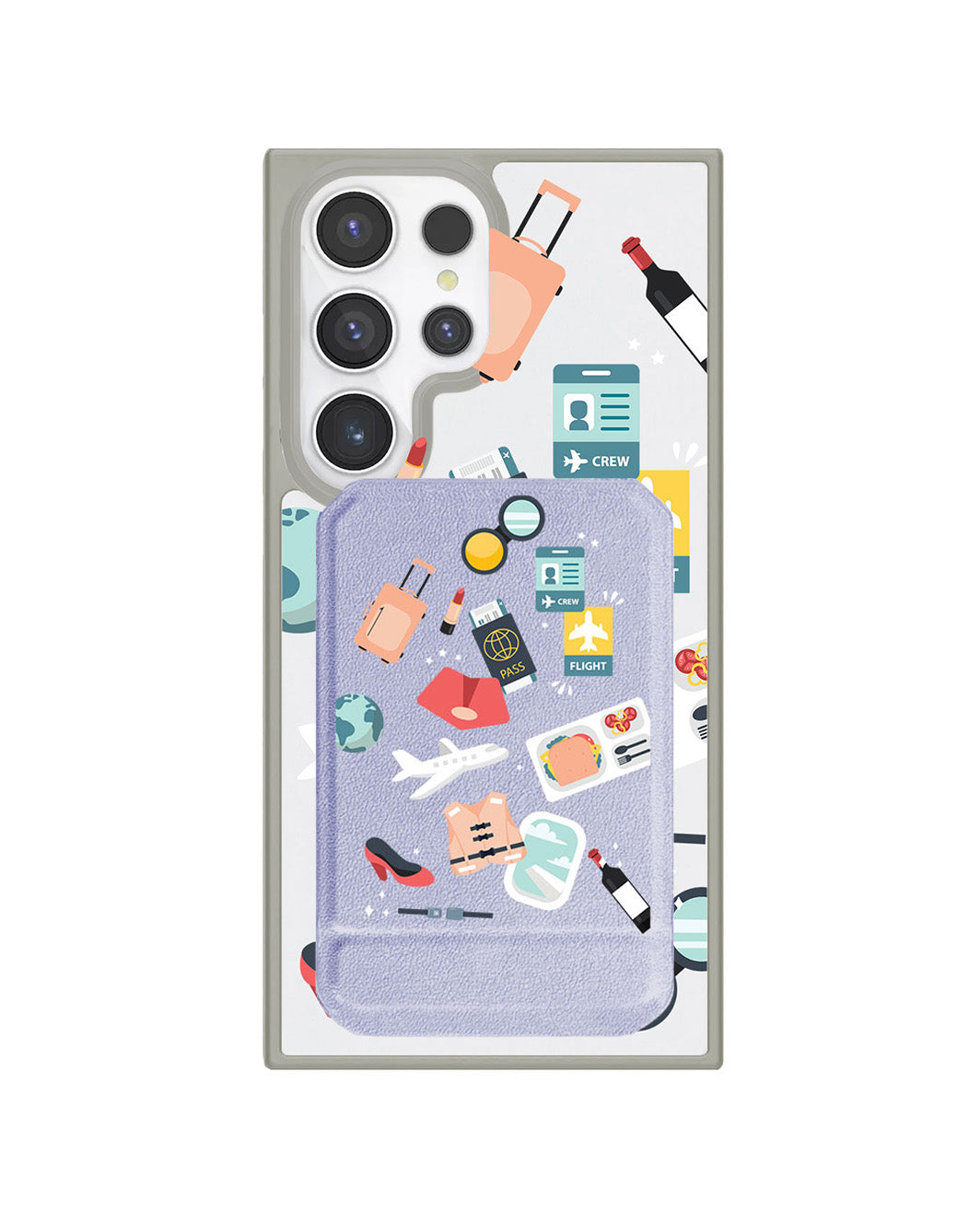 Android Magnetic Multifold Wallet - Stewardess