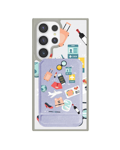 Android Magnetic Multifold Wallet - Stewardess
