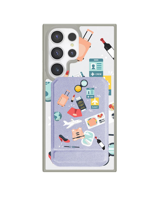 Android Magnetic Multifold Wallet - Stewardess