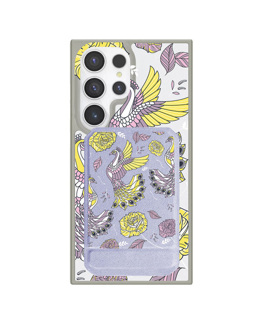 Android Magnetic Multifold Wallet - Bird & Paradise 4.0