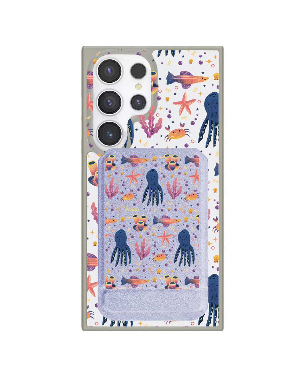Android Magnetic Multifold Wallet - Underwater Dreams 1.0