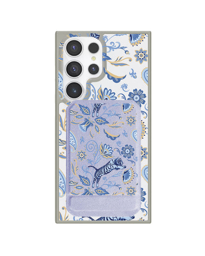Android Magnetic Multifold Wallet - Tiger & Floral 1.0