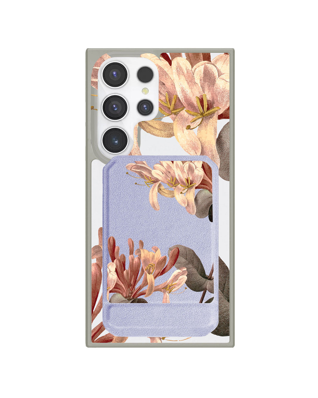 Android Magnetic Multifold Wallet - Honey Suckle