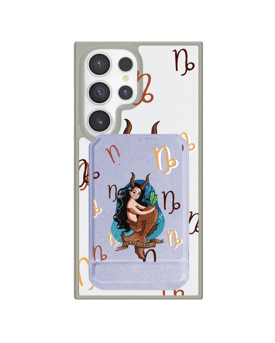 Android Magnetic Multifold Wallet - Capricorn