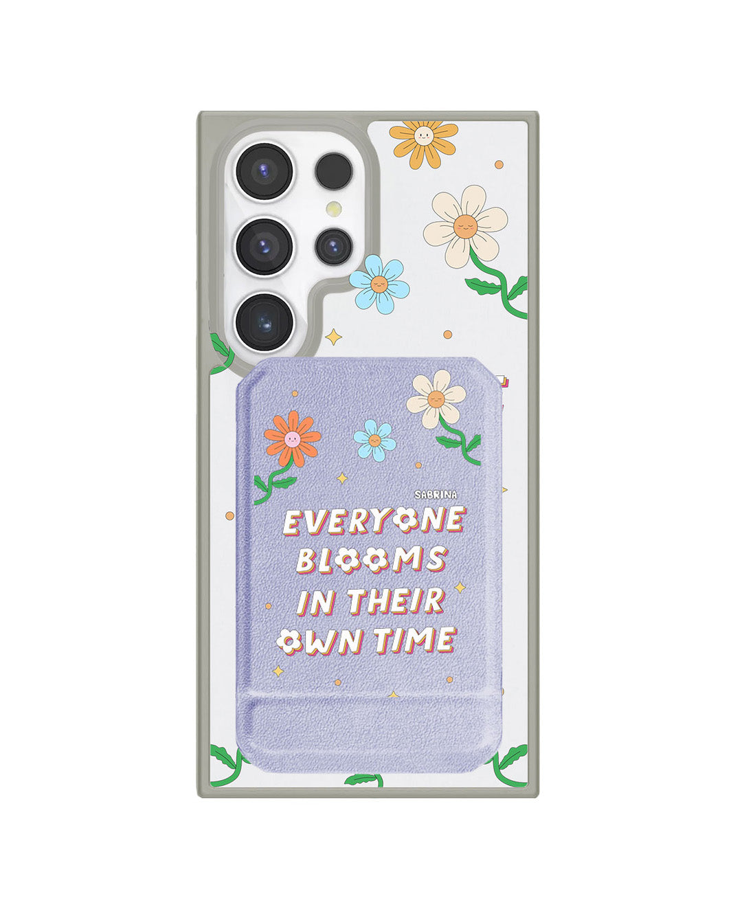 Android Magnetic Multifold Wallet - Blooms