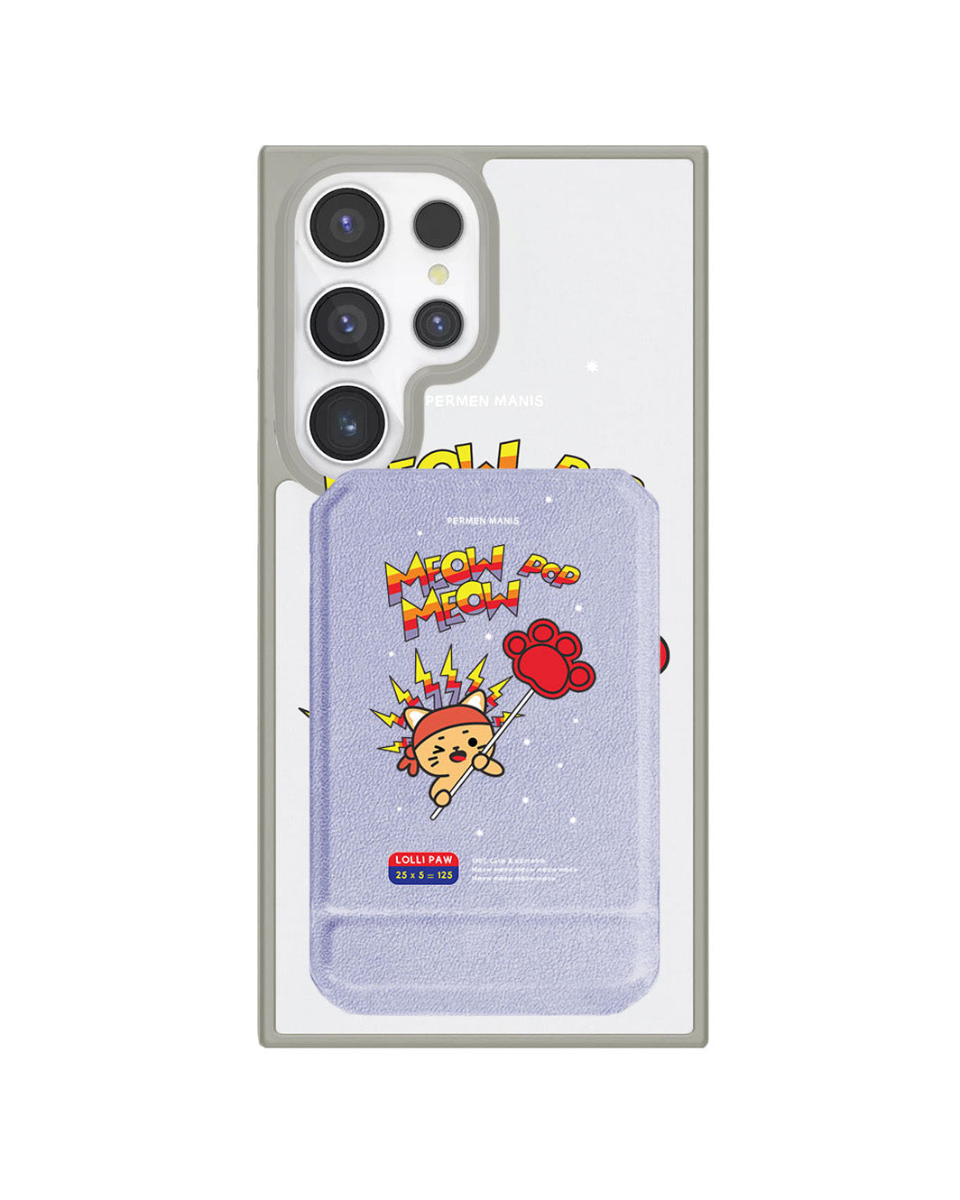 Android Magnetic Multifold Wallet - Meow Pop 1.0