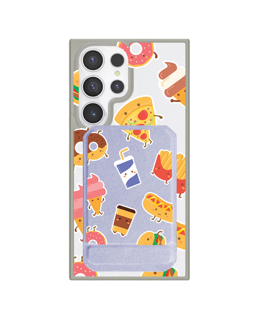 Android Magnetic Multifold Wallet - Fast Foodies