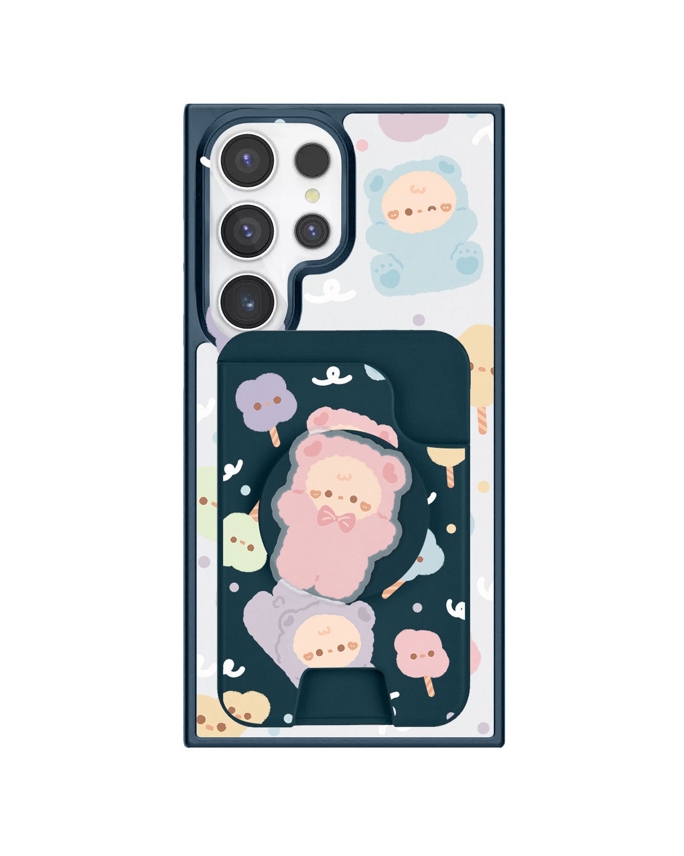 Android Magpop Wallet - Cotton Teddy