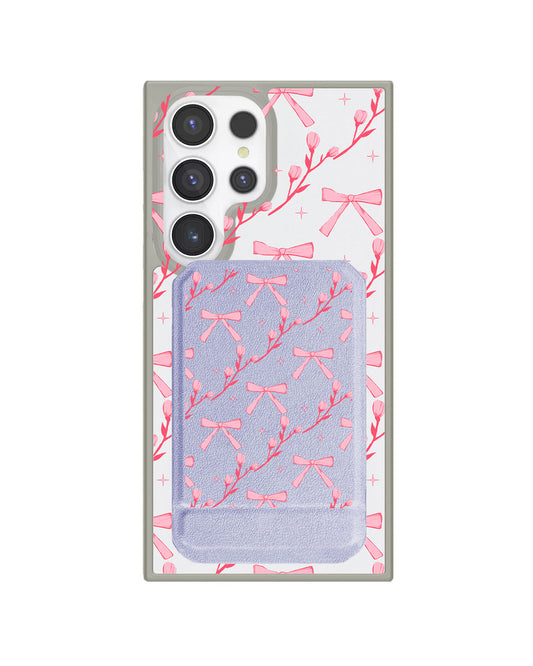 Android Magnetic Multifold Wallet - Coquette Floral