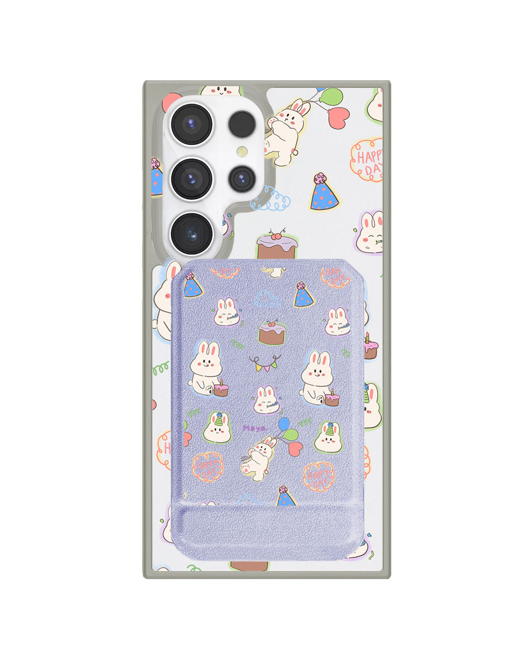 Android Magnetic Multifold Wallet - Fun Party