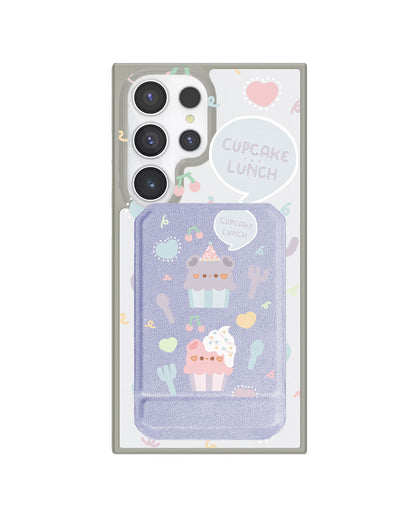 Android Magnetic Multifold Wallet - Cupcake