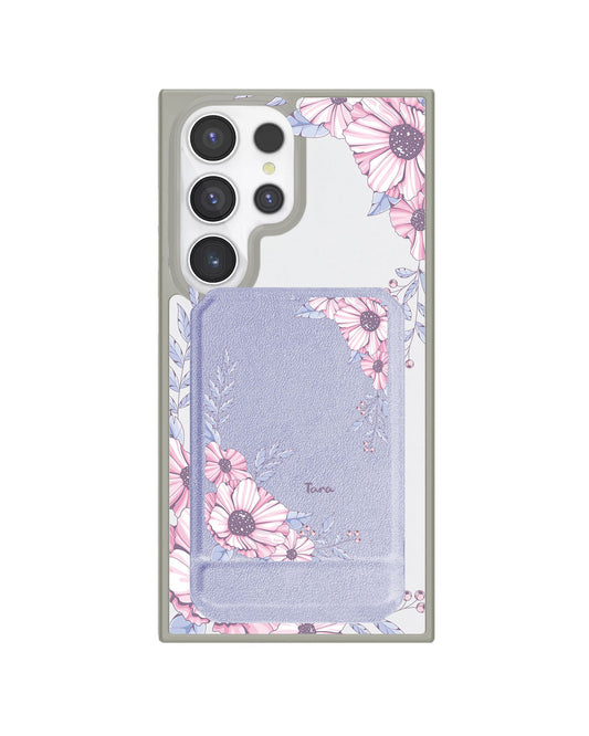 Android Magnetic Multifold Wallet - Pink Blossom