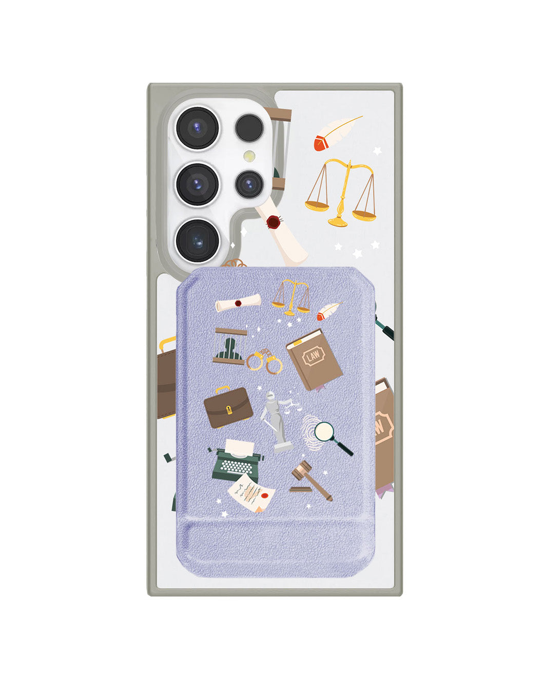 Android Magnetic Multifold Wallet - Lawyer