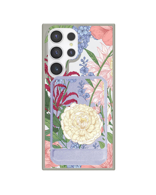 Android Magnetic Multifold Wallet - July Delphinium