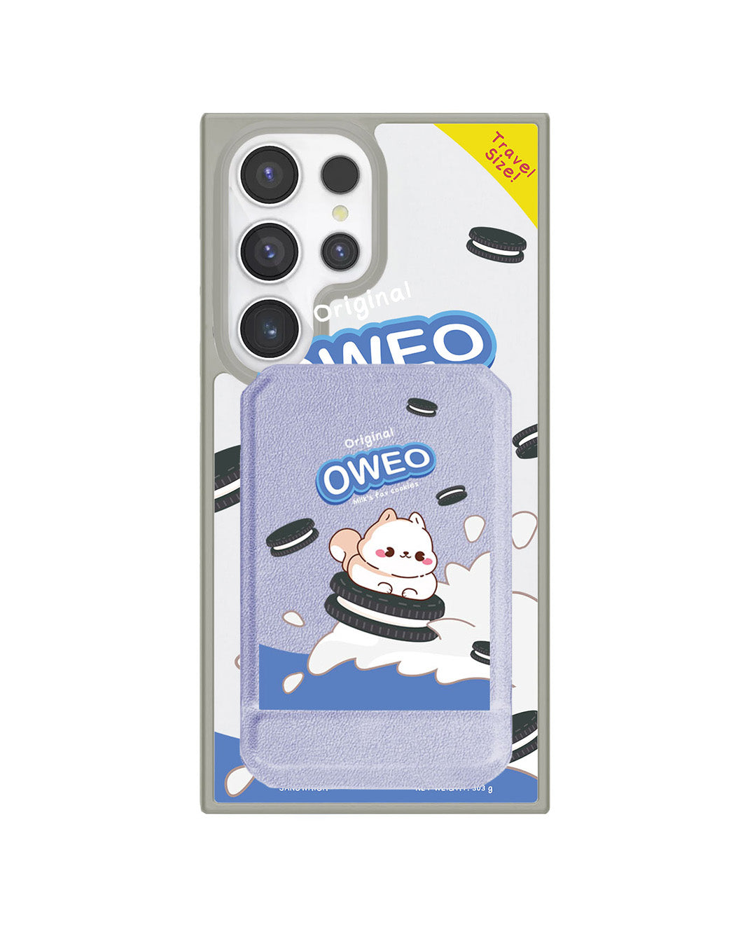 Android Magnetic Multifold Wallet - Oweo Dog