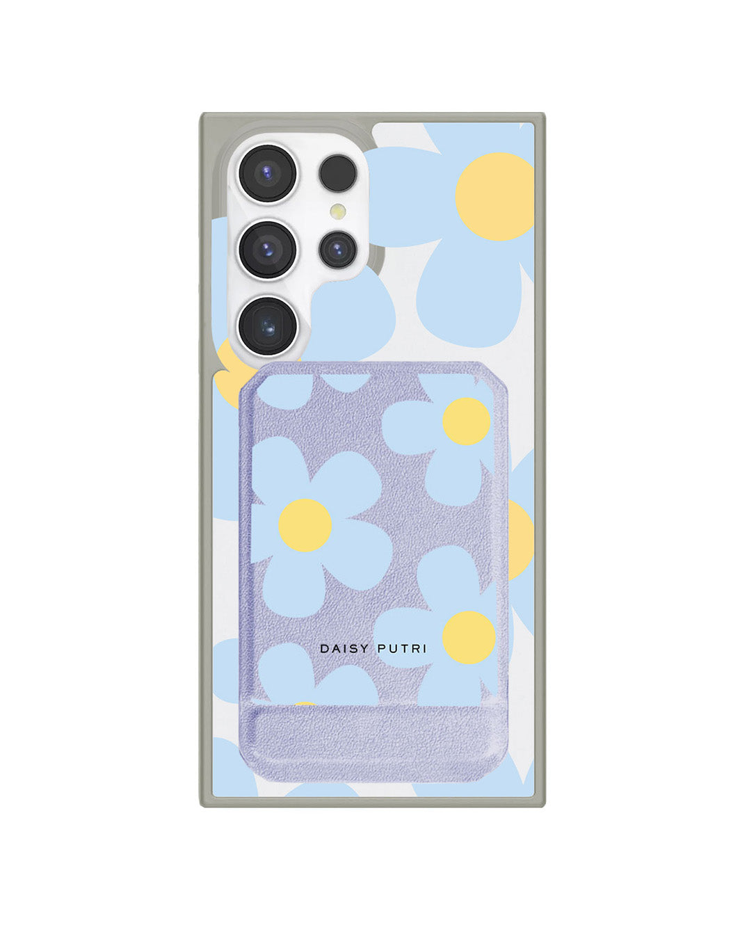 Android Magnetic Multifold Wallet - Daisy Garland