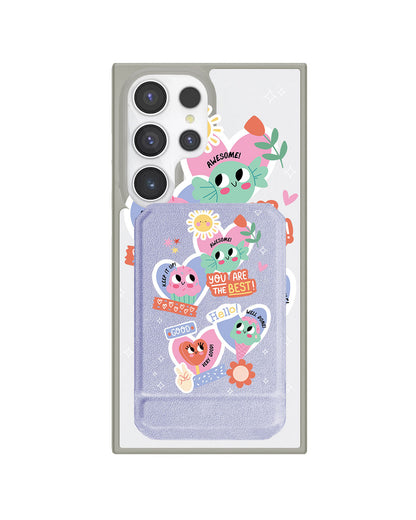 Android Magnetic Multifold Wallet - Dessert Party