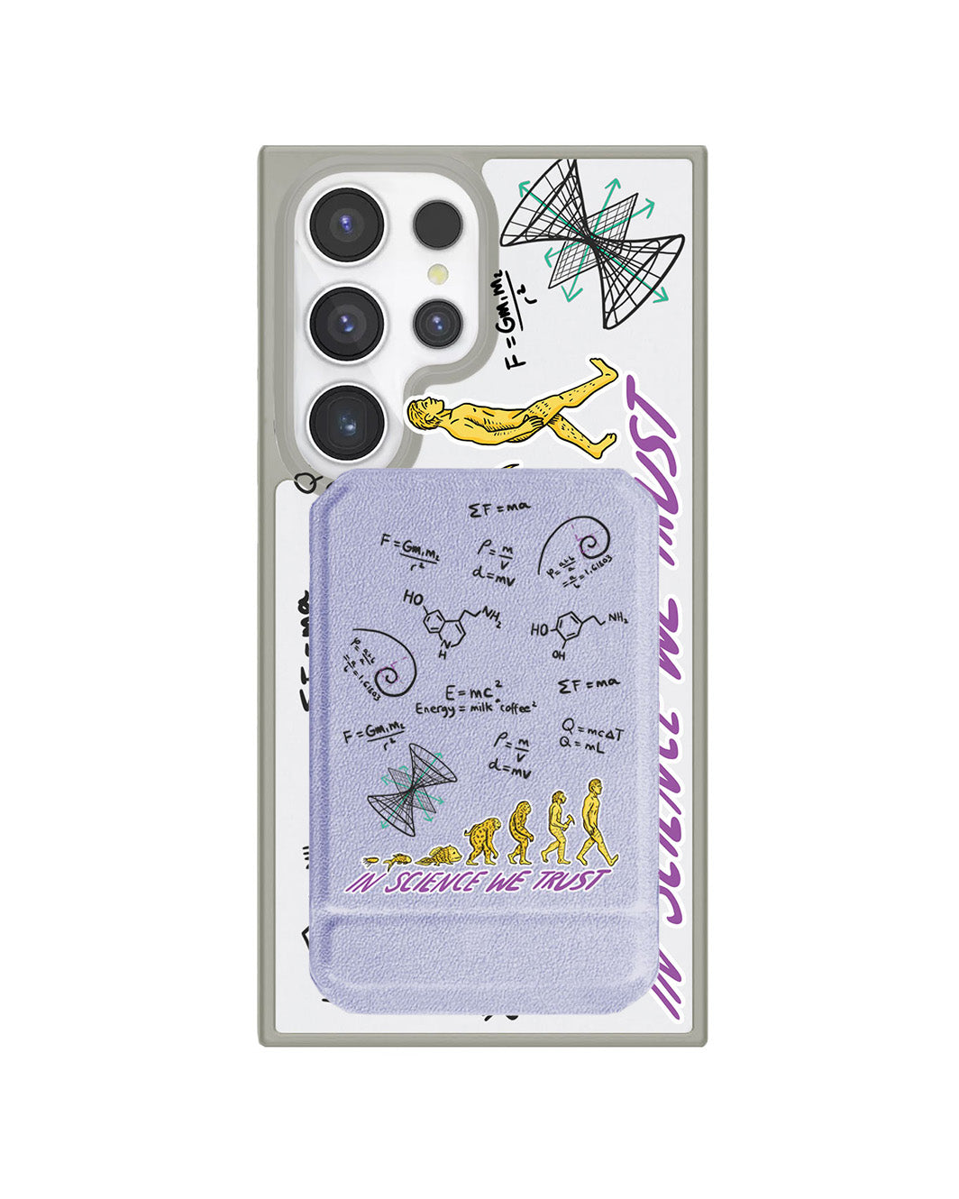 Android Magnetic Multifold Wallet - Science 1.0