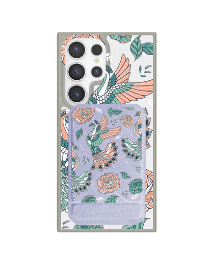 Android Magnetic Multifold Wallet - Bird & Paradise 3.0