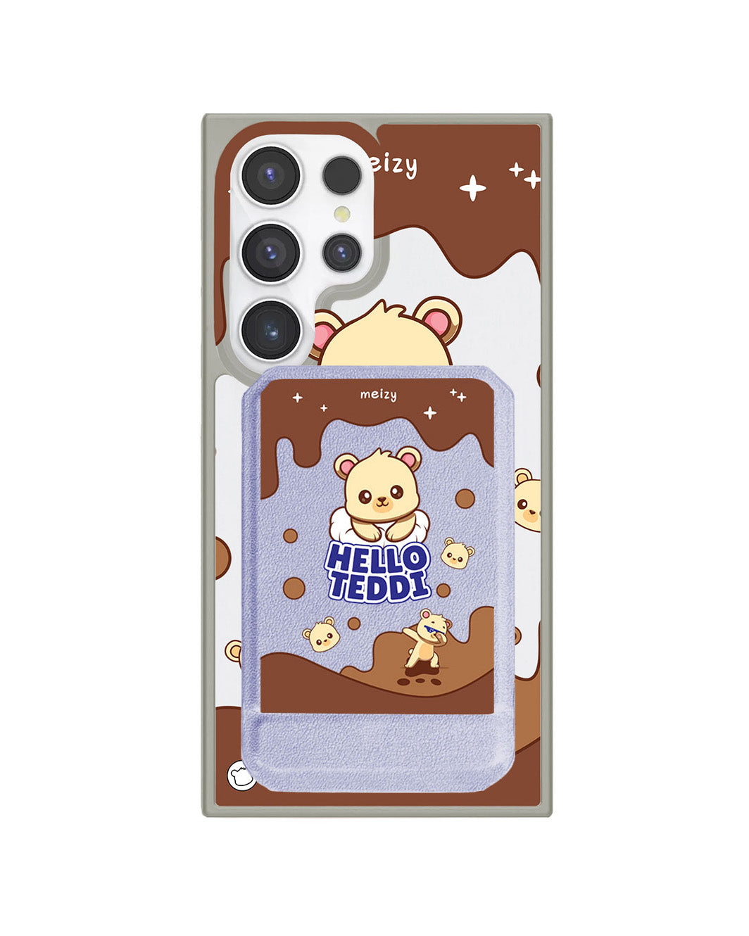 Android Magnetic Multifold Wallet - Hello teddy 1.0