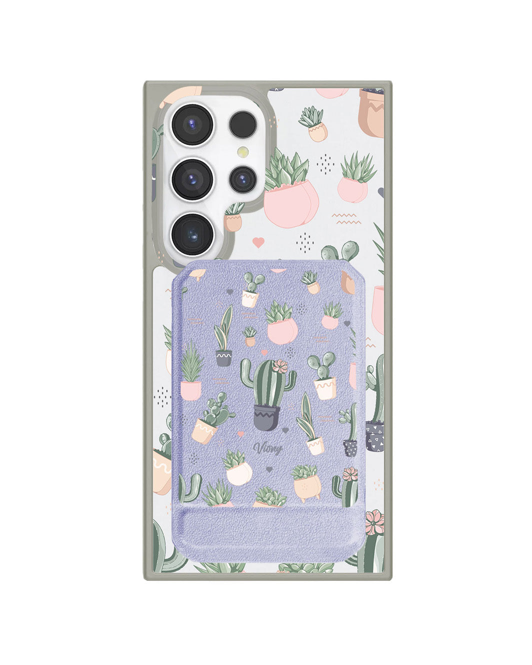 Android Magnetic Multifold Wallet - Cactus 2.0