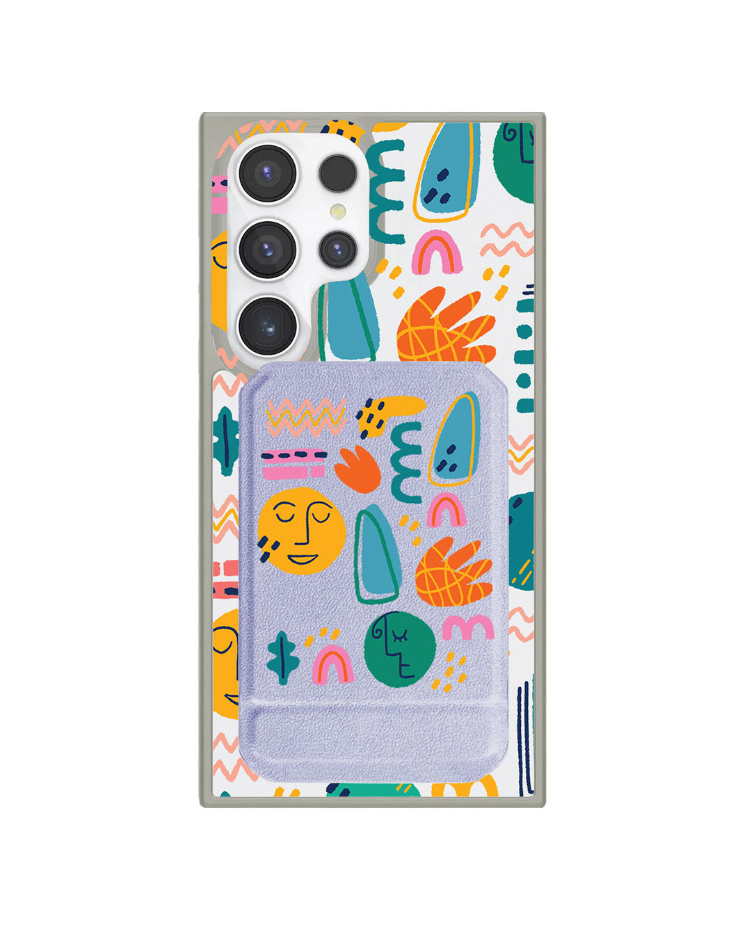 Android Magnetic Multifold Wallet - Silent Art
