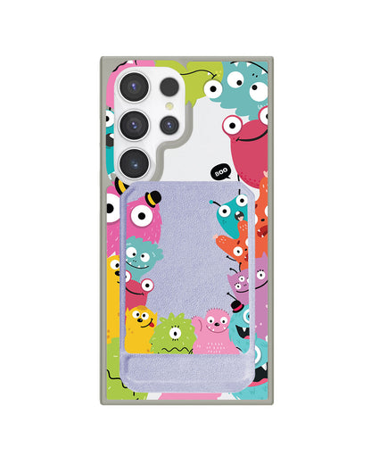 Android Magnetic Multifold Wallet - Little Monster