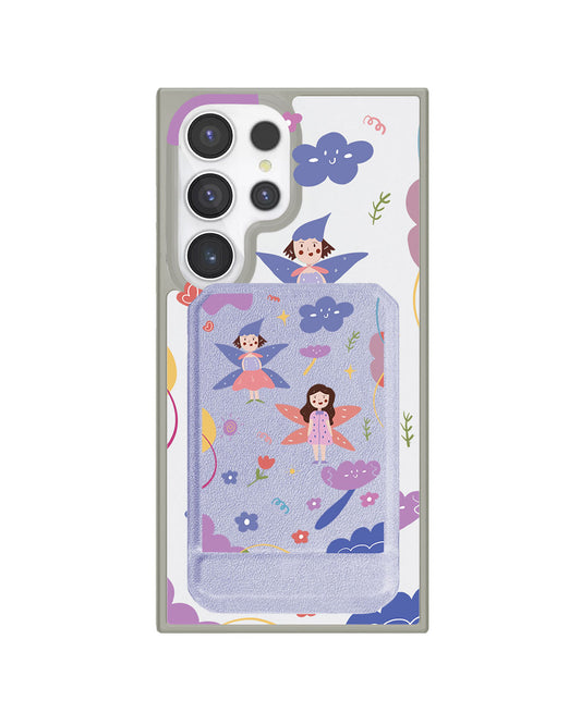 Android Magnetic Multifold Wallet - Fairy Pattern