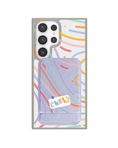 Android Magnetic Multifold Wallet - Doodle 2.0 Monogram