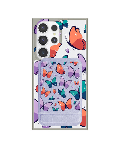 Android Magnetic Multifold Wallet - Butterfly