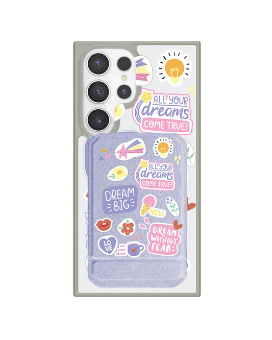 Android Magnetic Multifold Wallet - Dream Sticker Pack