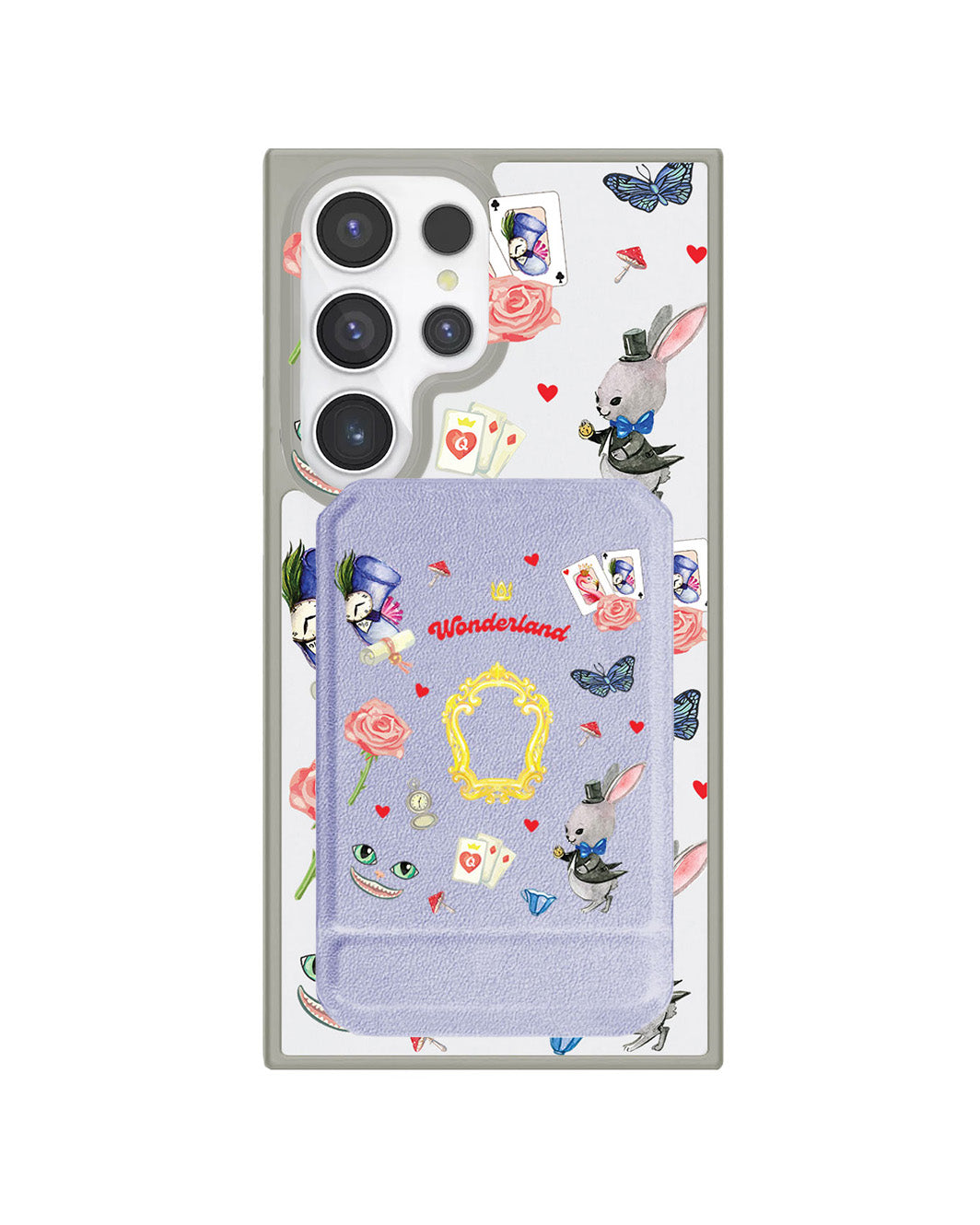Android Magnetic Multifold Wallet - Wonderland