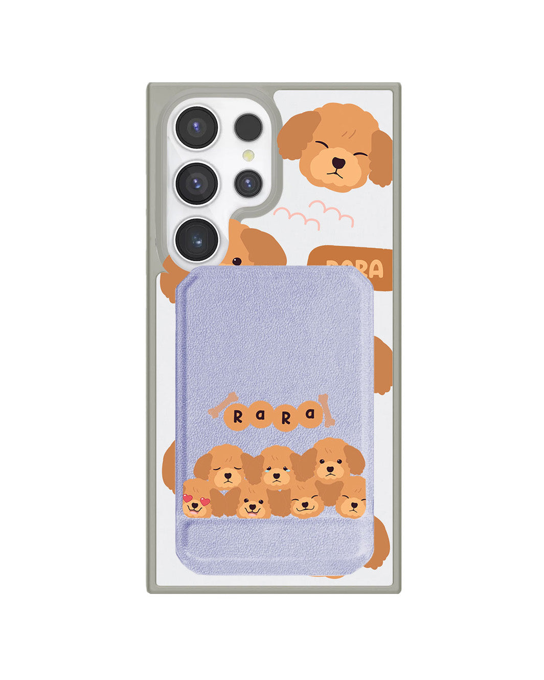 Android Magnetic Multifold Wallet - Poodle Squad 3.0
