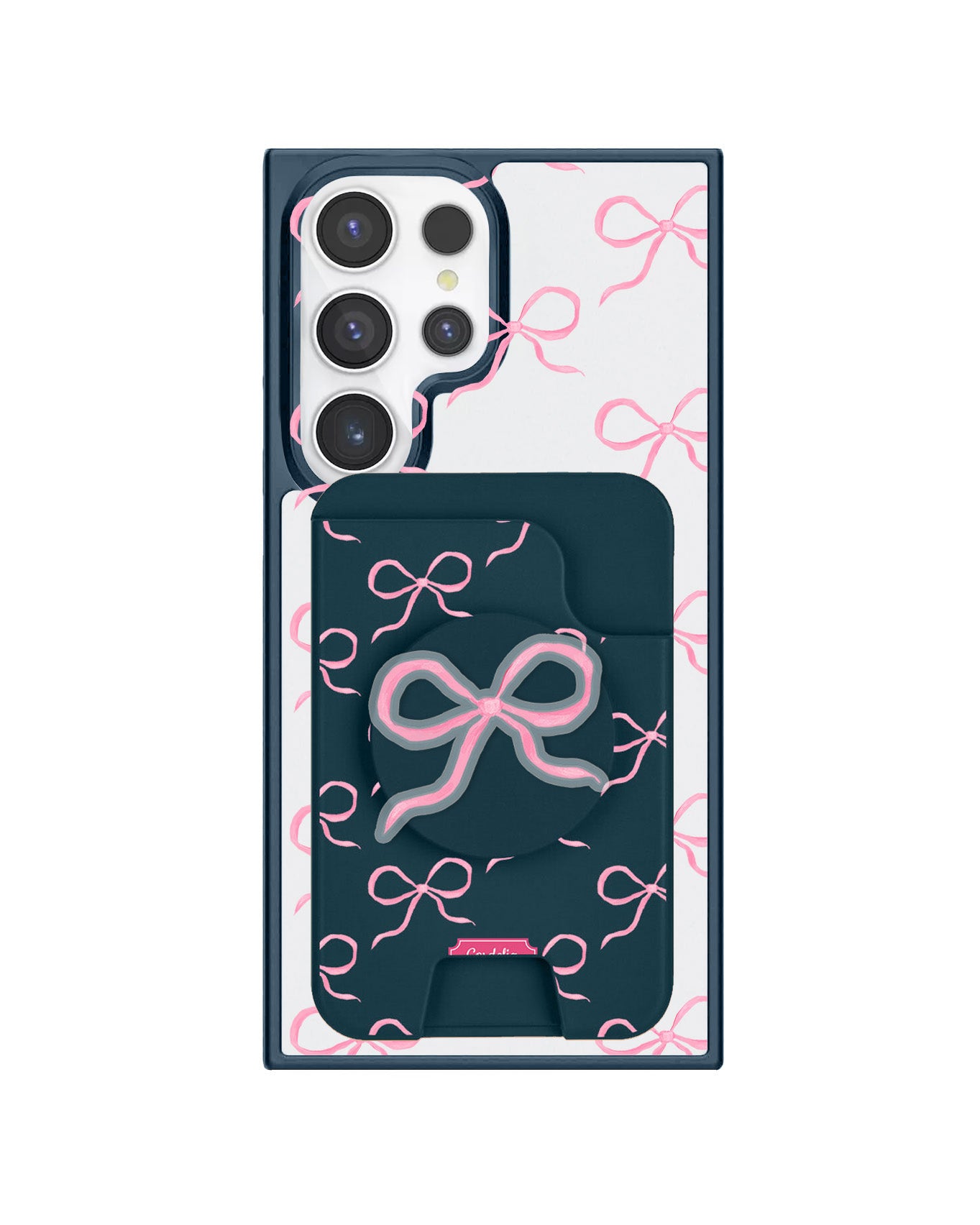 Android Magpop Wallet - Coquette Pink Bow