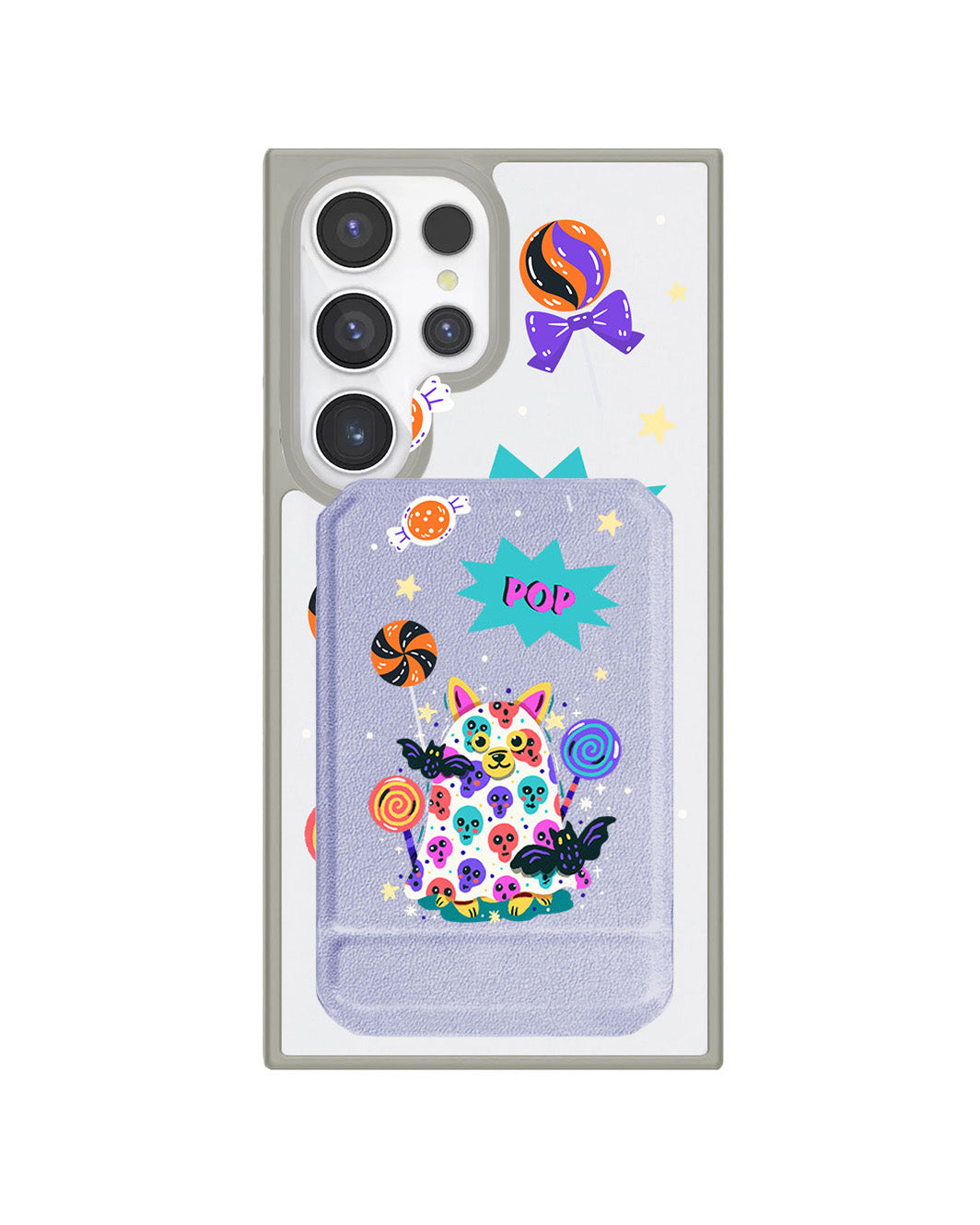 Android Magnetic Multifold Wallet - Puppy Monster