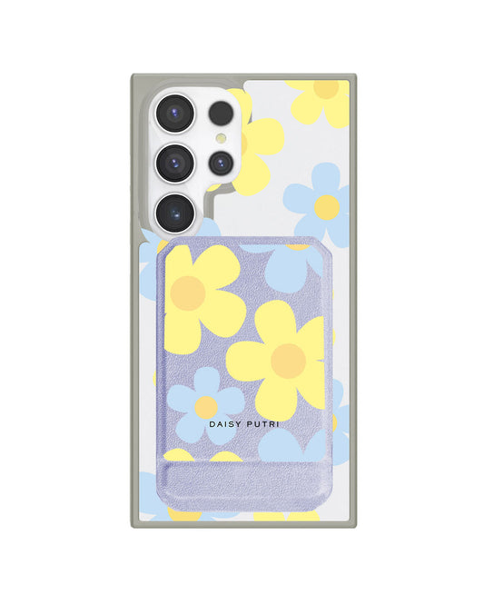 Android Magnetic Multifold Wallet - Daisy Skies