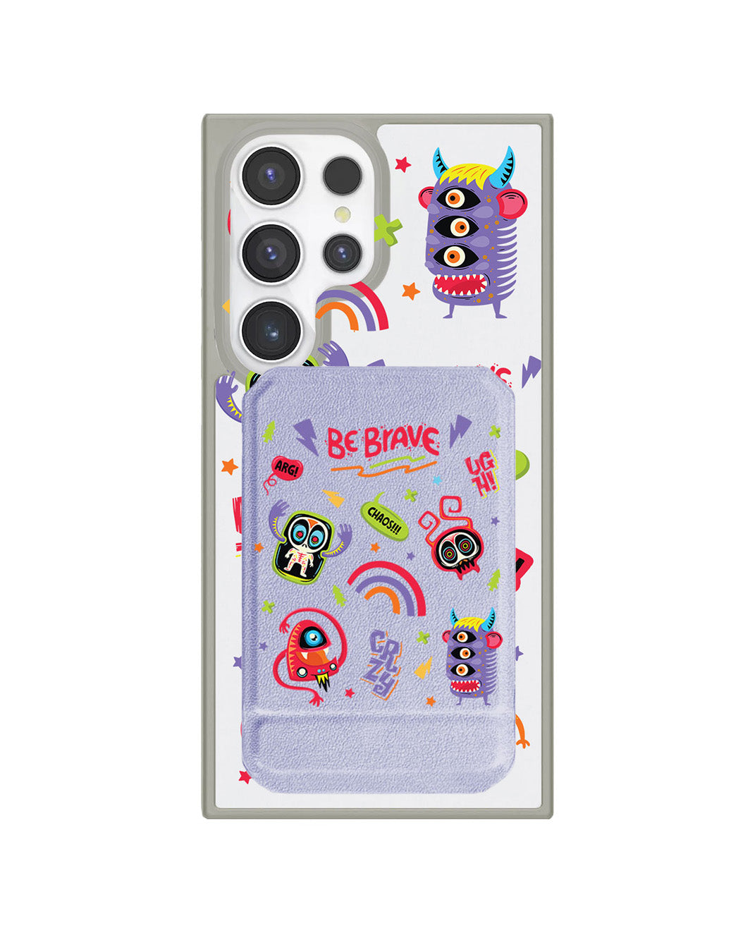 Android Magnetic Multifold Wallet - Baby Monster