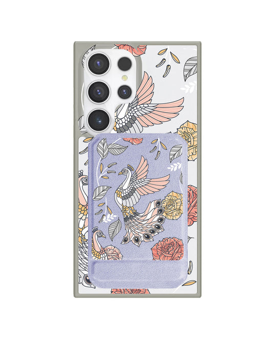 Android Magnetic Multifold Wallet - Bird & Paradise 1.0