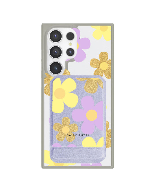 Android Magnetic Multifold Wallet - Daisy Twinkle