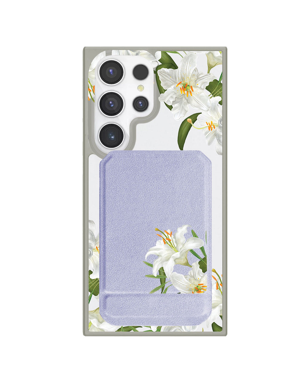 Android Magnetic Multifold Wallet - Lily of The Valley