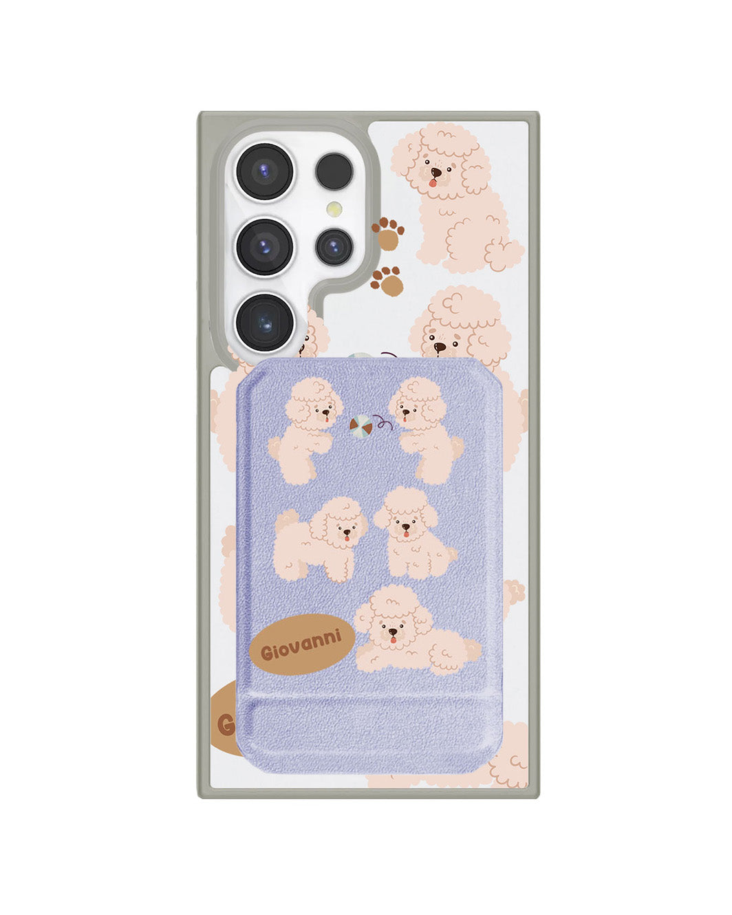 Android Magnetic Multifold Wallet - Poodle Squad 2.0