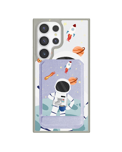 Android Magnetic Multifold Wallet - Baristronaut