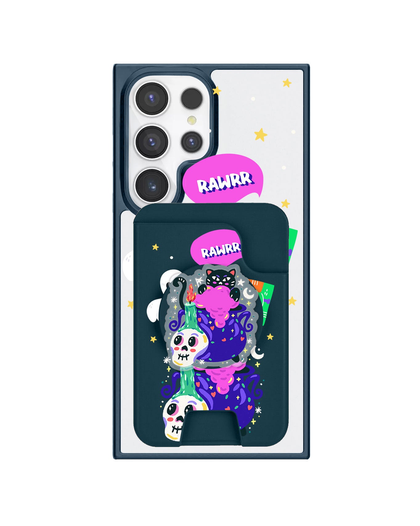 Android Magpop Wallet - Cat Monster