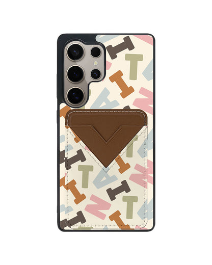 Android Avant Wallet Case - Scattered Monogram 4.0