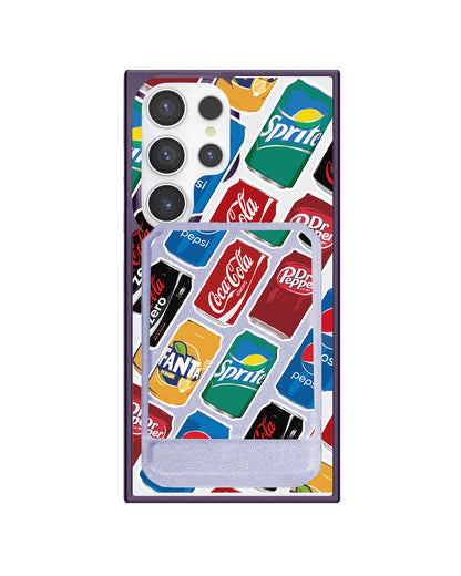 Android Magnetic Multifold Wallet - Soda