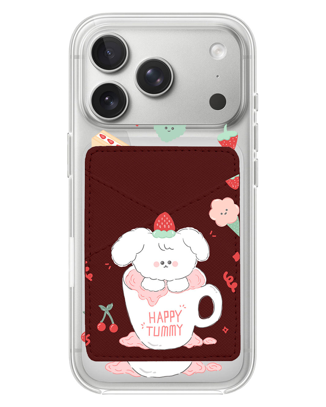 iPhone Phone Wallet Case - Happy Tummy