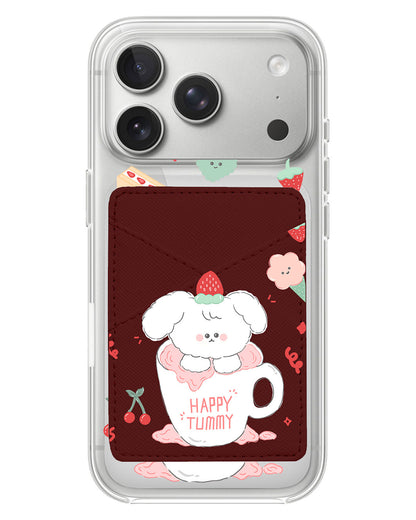 iPhone Phone Wallet Case - Happy Tummy