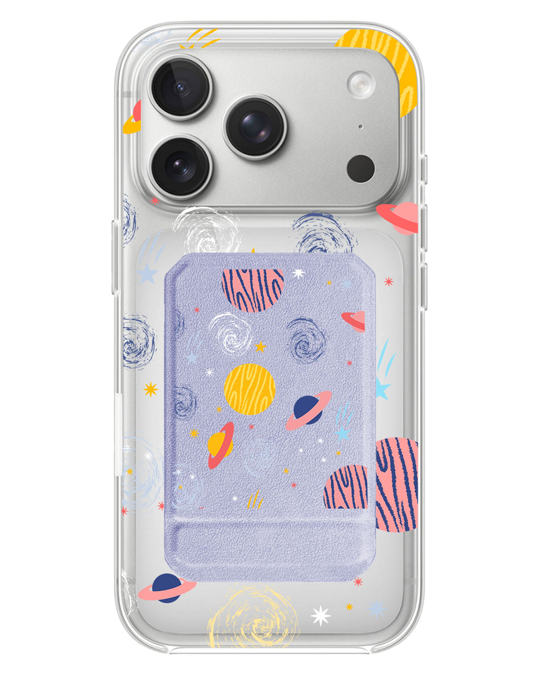 iPhone Magnetic Multifold Wallet - Planetarium 2.0