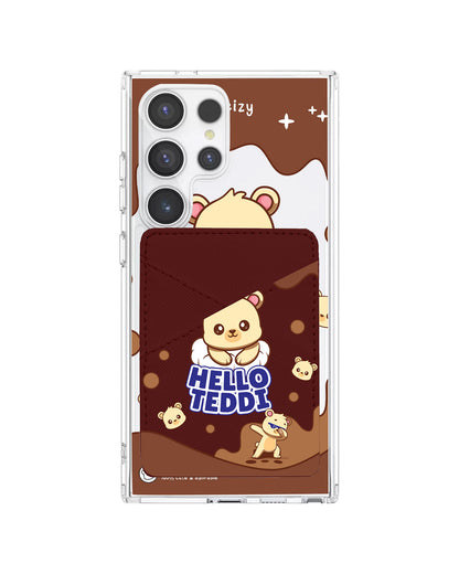 Android Phone Wallet Case - Hello Teddy 1.0