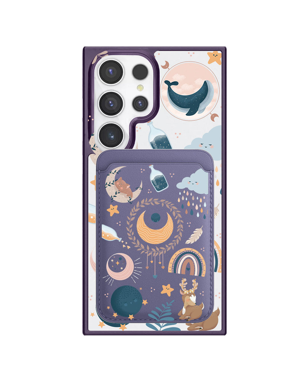 Android Magnetic Wallet Case - Boho